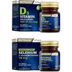 Nutraxin Mineral Takviyesi Selenium 100 Mcg 100 Tablet + D3 Vitamini 120 Tablet - --