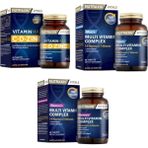 Nutraxin Multıvıtamın Kadın 60 Tablet+Multıvıtamın Erkek 60 Tablet+Vitamin Max 60 Tablet - Sade