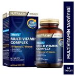 Nutraxin Multivitamin Mineral Complex Erkek 60 Tablet Erkeklerin Ihtiyacı Olan Vitamin, Mineral ve Bitki İçeren Özel Formül