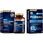 Nutraxin Multivitamin & Mineral Complex For Men 60 Tablet + Probiyotik Desteği 60 Tablet - Sade