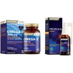 Nutraxin Omega 3 Balık Yağı 2000 Mg 60 Yumuşak Kapsül + Propolis Boğaz Spreyi 30 ml