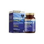 Nutraxin Omega 3 +Coq 10 2x60 Softjel Takviye Edici Gıda