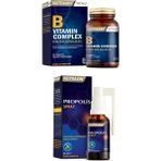 Nutraxin Propolis Boğaz Spreyi 30ML + B Vitamin Complex 60 Tablet - Sade