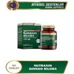Nutraxin Sentetik Renklendirici, Tatlandırıcı ve Koruyucu Içermeyen Bitkisel Ginkgo Biloba 60 Tablet - Aromasız