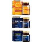 Nutraxin Vitals C Vitamini 1000 Mg 30 Tablet, Biotin 5000 Mcg 30 Tablet, Selenium 100 Mcg 100 Tablet - --