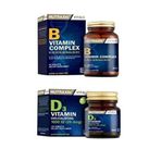 Nutraxin Vitamin B Complex 60 Tablet + Nutraxin Vitamin D3 1000 IU 120 Tablet