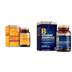 Nutraxin Vitamin C 1000 mcg 30 Tablet + B Complex Vitamin 60 Kapsül
