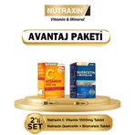Nutraxin Vitamin C 1000 mg 30 Tablet + Quercetin Bromelain 30 Tablet
