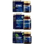 Nutraxin Vitamin D3 1000 Iu 120 Tablet + Çinko 15 Mg 100 Tablet + Magnezyum 250 Mg 60 Tablet