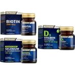 Nutraxin Vitamin D3 1000 Iu 120 Tablet + Selenium 100 Mcg T100 Tablet + Biotin 2500 Mcg 50 Tablet - --