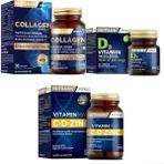 Nutraxin Vitamin D3 1000 Iu 120 Tablet+Vitamin Max C-D-Zınc 60 Tablet+Hidrolize 30 Tablet - Sade