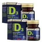 Nutraxin Vitamin D3 1000 IU 2x120 Tablet