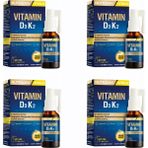 Nutraxin Vitamin D3K2 4x30 ml Sprey