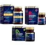 Nutraxin Vitamin Max ( C ,d , Zinc ) 60 Tablet B12 Vitamini 1000 Mcg 60 Tablet D3 Vitamini 120 Tablet