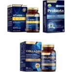 Nutraxin Vitamin Max C-D-Zınc 60 Tablet+Probıata Advanced 60 Tablet+Hidrolize Içeren 30 Tablet - Beyaz