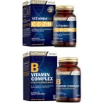Nutraxin Vitamin Max ( C Vitamini ,d Vitamini ve Çinko Takviyesi ) 60 Tablet + B Vitamin Complex 60 Tablet - --