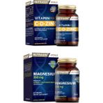 Nutraxin Vitamin Max C Vitamini D Vitamini ve Çinko Takviyesi 60 Tablet + Magnezyum Takviyesi 250 mg 60 Tablet