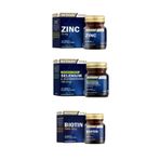 Nutraxin Zinc 15mg 100 Tablet+Selenyum 100 mcg 100 Tablet+Biotin 5000mg 30 Tablet Avantajlı Set