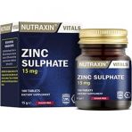 Nutraxin Zinc Çinko 15 mg 100 Tablet