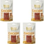 Nutri Canin Chicken Tahılsız %95 Tavuklu 4x80 gr Köpek Ödülü