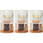 Nutri Canin Duck 3 Adet %95 Ördek Etli Köpek Ödülü 80 gr - Kahverengi
