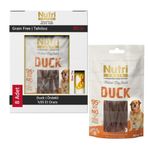 Nutri Canin Duck Tahılsız %95 Ördekli 8x80 gr Köpek Ödülü