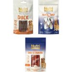 Nutri Canin Fileto + Dental + Rawhide Karma Ördekli Köpek Ödülü 80 Gr. 3 Lü Paket