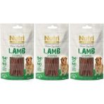 Nutri Canin Lamb Stripes Tahılsız Kuzu Etli Köpek Ödülü 80GR 3 Adet