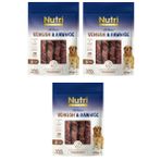Nutri Canin Rawhide Geyik Eti Sargılı Kemik Köpek Ödülü 120 Gr. X 3 Adet