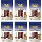 Nutri Canin Rawhide Geyik Eti Sargılı Kemik Köpek Ödülü 80 Gr. X 6 Adet