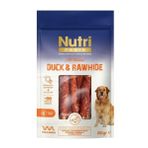 Nutri Canin Rawhide Ördek Eti 80 gr Sargılı Burgu Kemik Köpek Ödülü