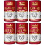 Nutri Canin Sığır Biftek Etli Tahılsız 6x400 gr Yetişkin Köpek Konservesi