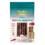 Nutri Canin Sığır Eti Sargılı Kolajen Çubuk Tahılsız Köpek Et Ödülü 80 Gr.