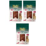 Nutri Canin Sığır Etli ve Kolajenli Tahılsız Köpek Et Ödülü 80 Gr. X 3 Adet