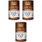 Nutri Canin Tahılsız Geyik Etli 3x400 gr Köpek Konserve