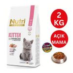 Nutri Feline 2 kg Glutensiz Somonlu Dusuk Tahilli Acik Yavru Kedi Mamasi