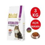 Nutri Feline 3 Kg Somonlu Tahilsiz Kisirlastirilmis Acik Kedi Mamasi
