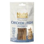 Nutri Feline 50 gr Tahılsız Tavuk ve Balıklı Kedi Ödül Maması