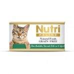 Nutri Feline 85 gr Tahılsız Ton Balıklı Tavuklu ve Ciğerli Konserve Kedi Maması