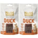 Nutri Feline %95 Ördek Etli Snack 50 gr Kedi Ödül Maması 2 Adet