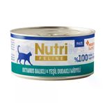 Nutri Feline Balıklı ve Midyeli Tahılsız 70 gr Kedi Konservesi