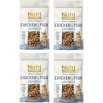 Nutri Feline Chicken & Fısh Sandwich Tavuklu ve Balıklı Tahılsız Kedi Ödülü 50 Gr. X 4 Adet