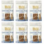 Nutri Feline Chicken & Fısh Sandwich Tavuklu ve Balıklı Tahılsız Kedi Ödülü 50 Gr. X 6 Adet