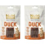Nutri Feline Duck 2 Adet Ördek Etli Tahılsız Kedi Ödülü 50 gr