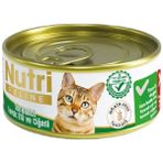 Nutri Feline Grain Free Tuna Pate with Chicken and Liver Adult Cat Tahılsız Ton Balıklı,Tavuk Etli ve Ciğerli Yetişkin Kediler İçin 85 gr Yaş Kedi Maması
