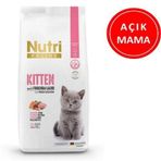 Nutri Feline Kitten Glutensiz Somon Etli 1 kg Açık Yavru Kedi Maması