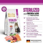 Nutri Feline Nutri Sterilised /Kısırlaştırılmış Tahılsız Somonlu Kedi Maması 10 Kg