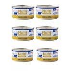 Nutri Feline Tahılsız Tavuk Etli Ve Peynirli Pate Kedi Konservesi 70 Gr X 6 Adet - Doğal Ezme Yaş Mama