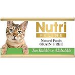 Nutri Feline Tahılsız Ton Ve Alabalıklı 85 gr Konserve Kedi Maması