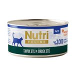 Nutri Feline Tavuk Eti ve Ördekli Tahılsız 70 gr Kedi Konservesi